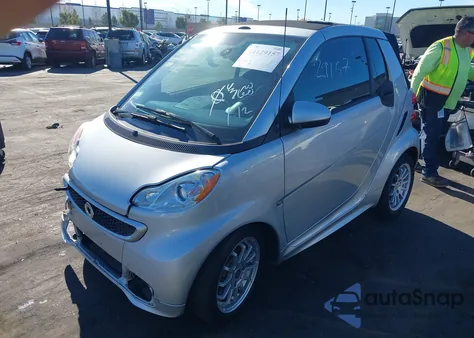 2013 Smart Fortwo Passion from USA, damaged, VIN WMEEK3BA8DK724232